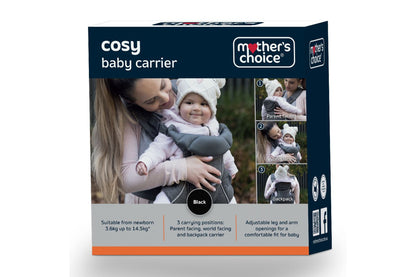 Mother's Choice Cosy Baby Carrier (Black)