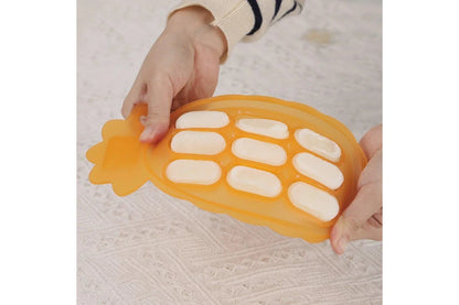 Haakaa Pineapple Silicone Nibble Tray (Blush, Peagreen, Banana) (with Label Slot)