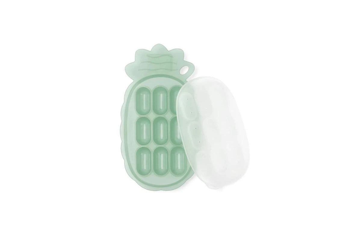 Haakaa Pineapple Silicone Nibble Tray (Blush, Peagreen, Banana) (with Label Slot)
