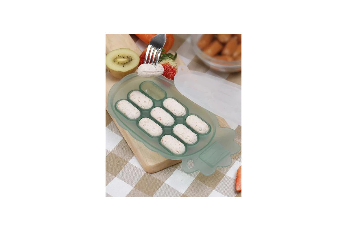 Haakaa Pineapple Silicone Nibble Tray (Blush, Peagreen, Banana) (with Label Slot)