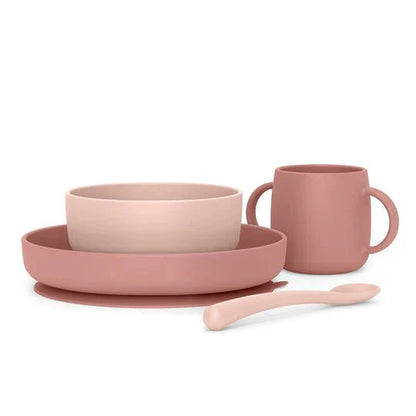 Suavinex - Silicone Feeding Set - 2 COLOURS