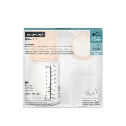 Suavinex - Zero Zero Baby Bottle Set - 2 SIZES