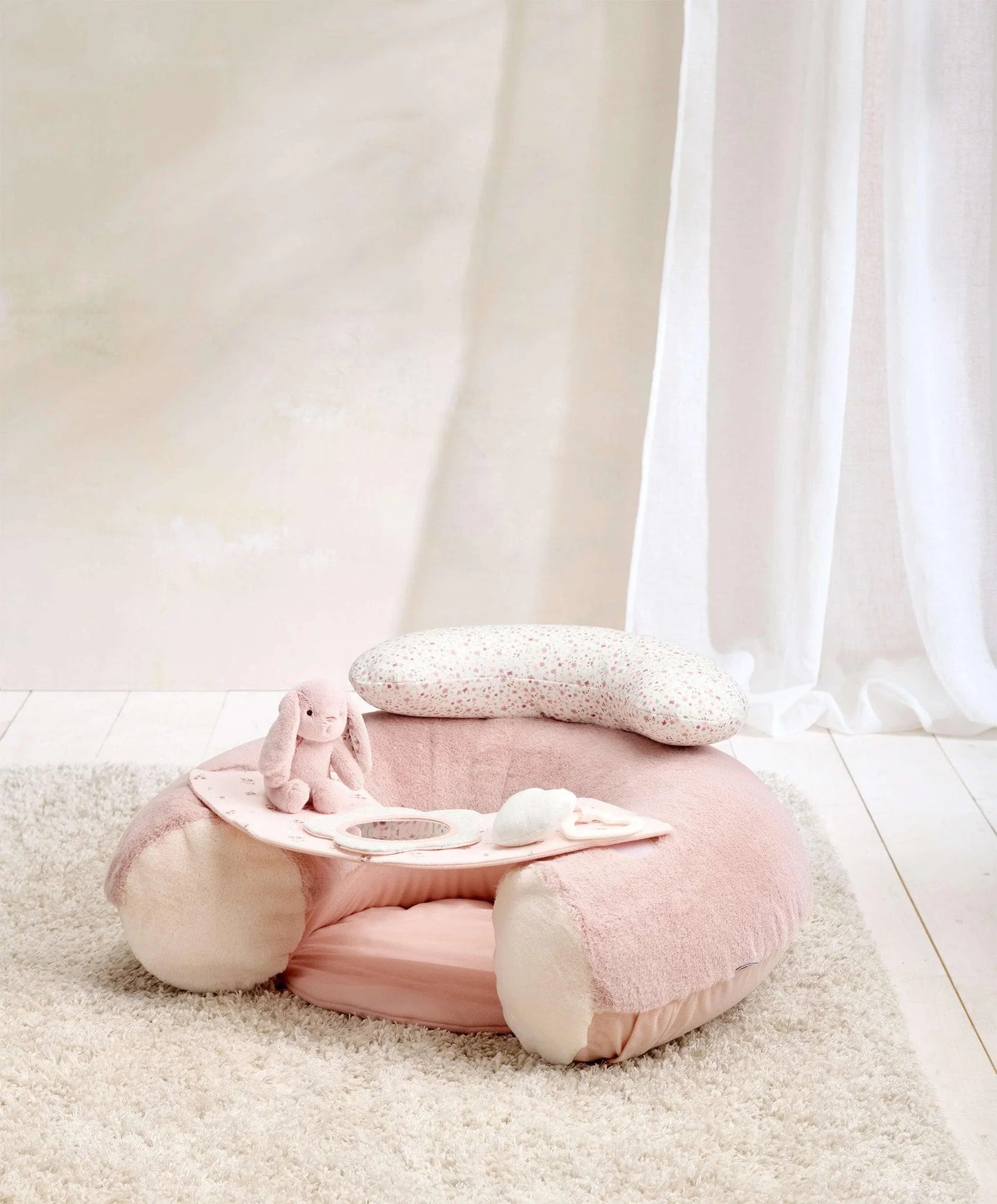 Mamas & Papas Sit & Play Floor Seat - Welcome to the World (Pink)