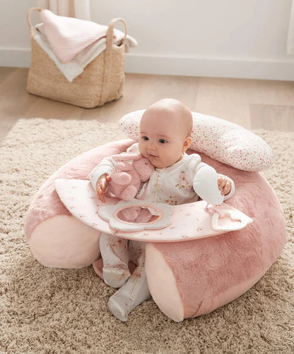 Mamas & Papas Sit & Play Floor Seat - Welcome to the World (Pink)