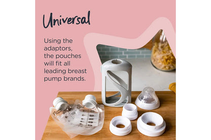 Tommee Tippee Breast Milk Teats Holder Pouch Starter Set w Sterilised Pouches