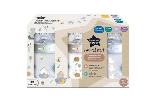 Tommee Tippee Natural Start Pp Bottles Boy 3X260ML