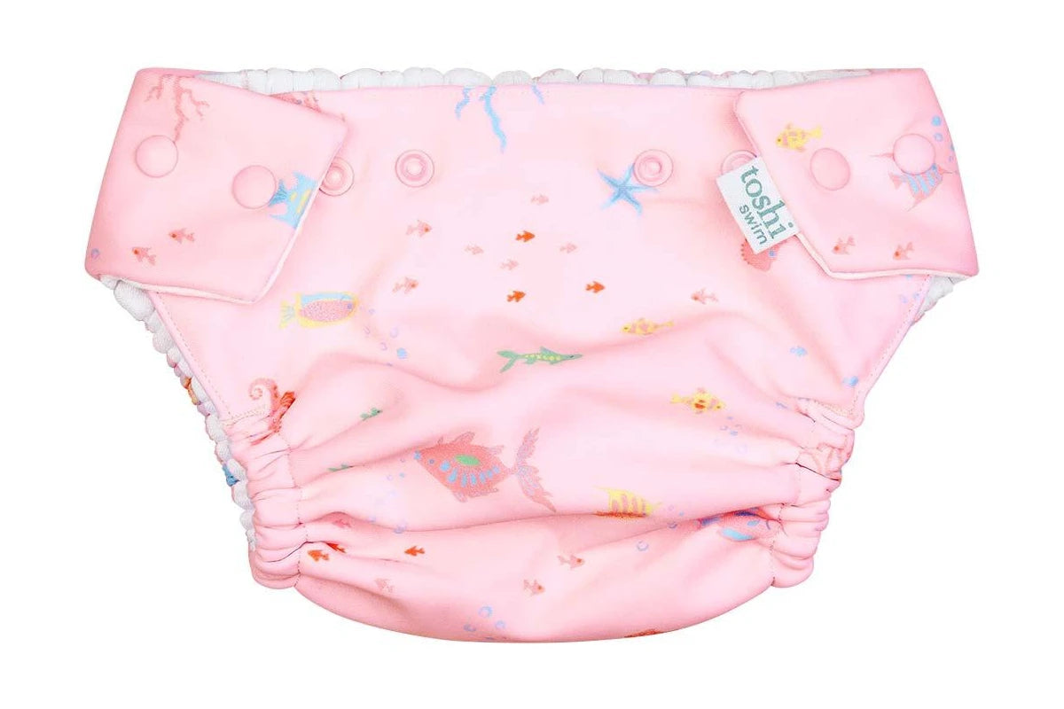 Toshi Swim Baby Classic Nappy Coral - Size 00-0/1-2