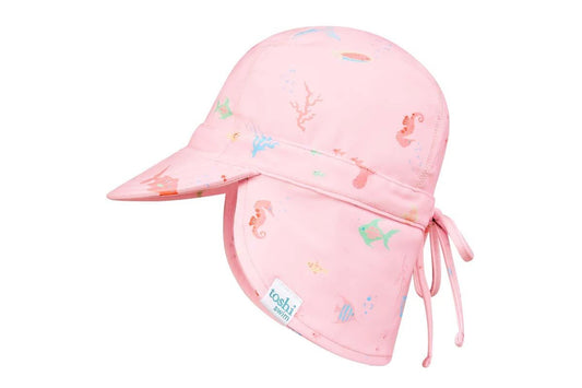 Toshi Swim Baby Flap Cap Classic Coral