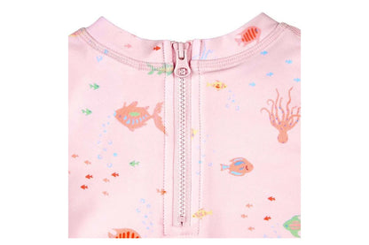 Toshi Swim Baby Onesie Long Sleeve Classic Coral