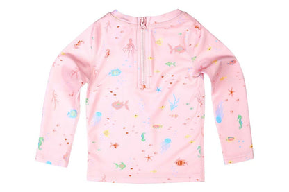 Toshi Swim Baby Rashie Long Sleeve Coral