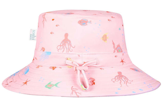 Toshi Swim Baby Sun Hat Classic Coral XS