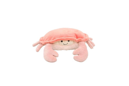 Urban Crab Rattle Stuffed Animal Plush Baby Soft Toy 19cm (Coral)