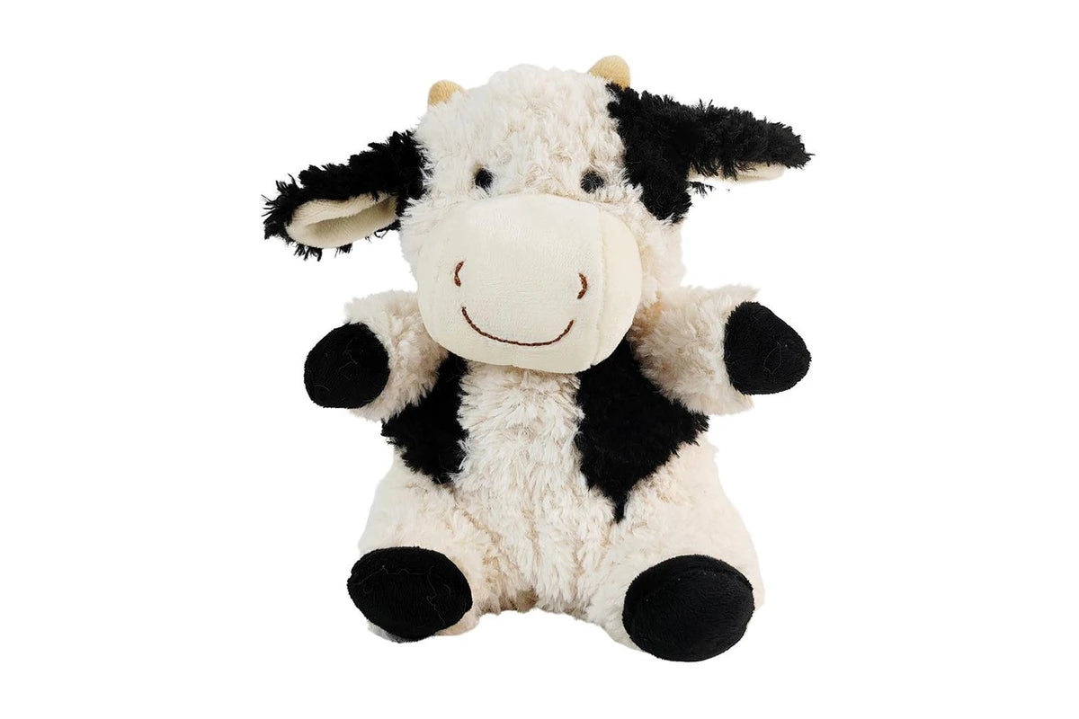 Urban Curly Cow 18cm Soft Toy Kids Children Animal Fun Play Plush (White & Black)