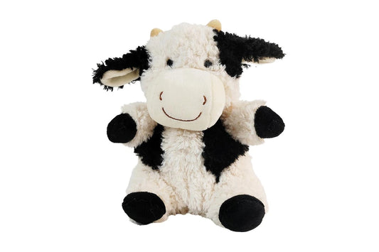 Urban Curly Cow 18cm Soft Toy Kids Children Animal Fun Play Plush (White & Black)