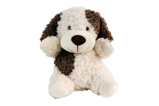 Urban Curly Dog 18cm Soft Toy Kids Children Animal Fun Play Plush (White & Brown)