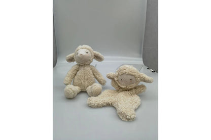 Urban Sheep Stuffed Animal Plush Baby Soft Toy 25cm (Beige/White)