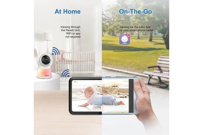 VTech RM5754HDV2 5 Inch 2-Camera Smart HD Video Baby Monitor with Remote Access