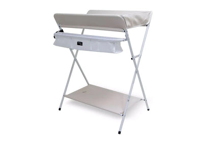 Valco Baby Change Table Folding Compact With Removable Mat Safety Harness (Ivory)