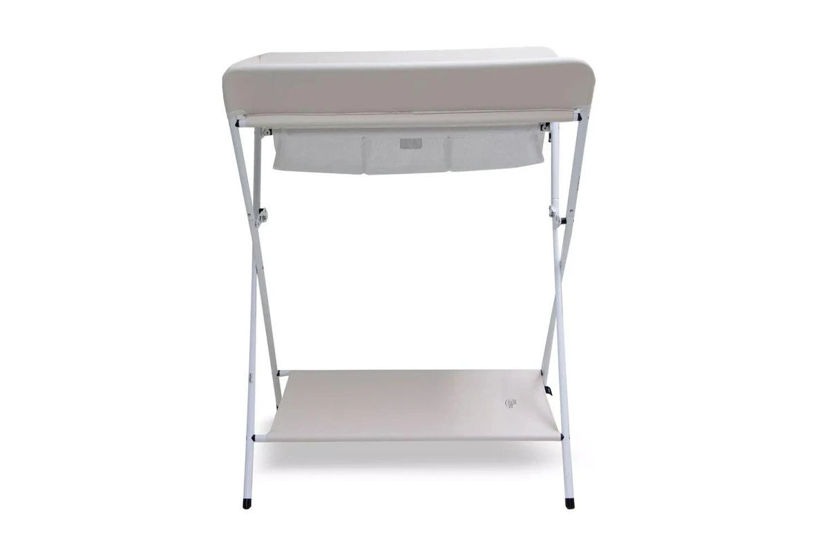 Valco Baby Change Table Folding Compact With Removable Mat Safety Harness (Ivory)