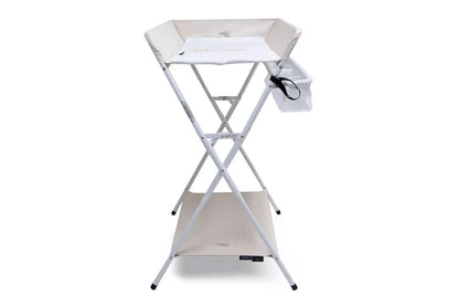 Valco Baby Change Table Folding Compact With Removable Mat Safety Harness (Ivory)