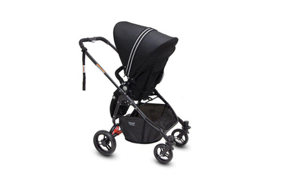 Valco Snap Ultra P Pram Stroller Foldable Ergo-Pivot Seat for Baby Infant (Black)