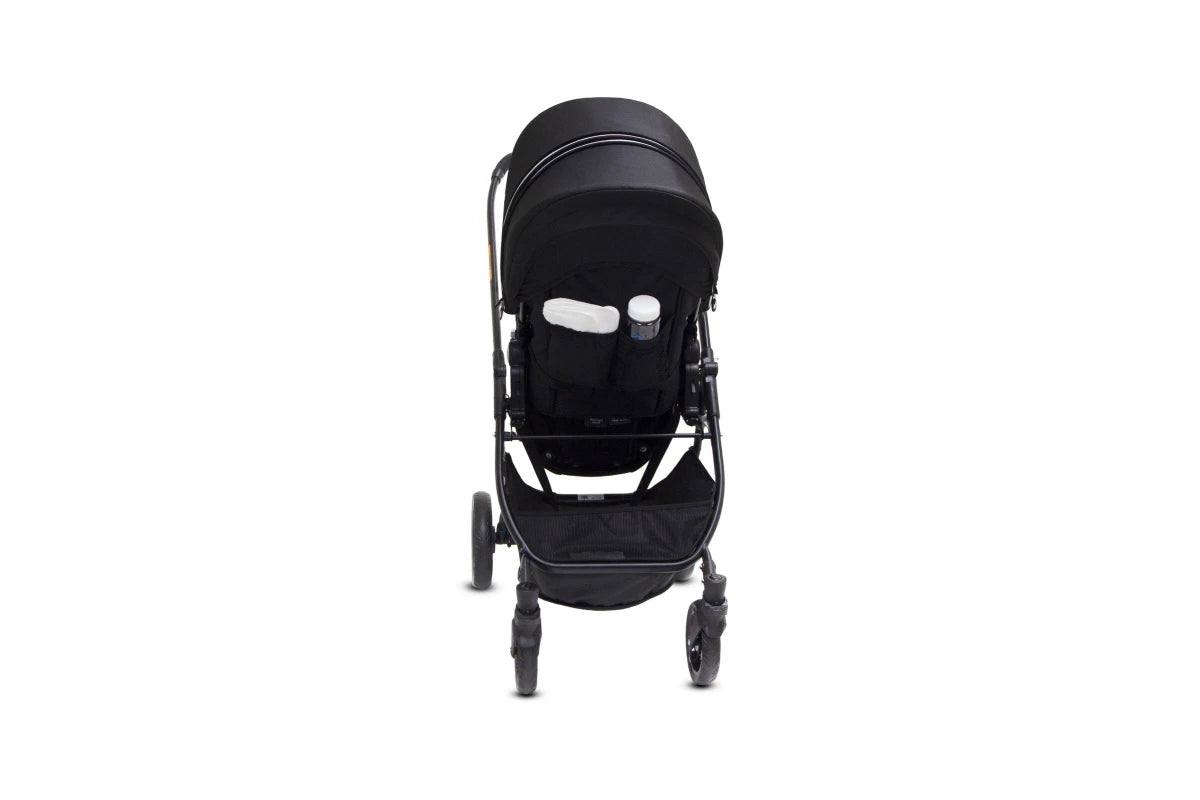 Valco Snap Ultra P Pram Stroller Foldable Ergo-Pivot Seat for Baby Infant (Black)