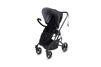 Valco Snap Ultra P Pram Stroller Foldable Ergo-Pivot Seat for Baby Infant (Black)