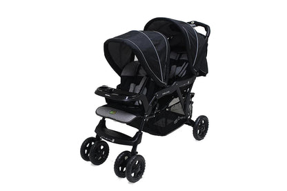 Veebee Doubletake Pram Tandem Twin Stroller Baby Infant Toddler (Salt & Pepper)