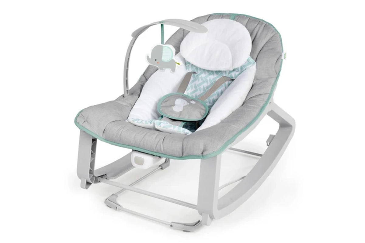 Ingenuity Keep Cozy 3-in-1 65cm Baby Grow w/ Me Bounce/Rocker Seat 0m+ Weaver