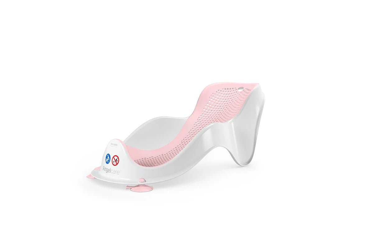 Angelcare Baby Infant Newborn Bath Shower Safety Support Cradle Seat (Pink)