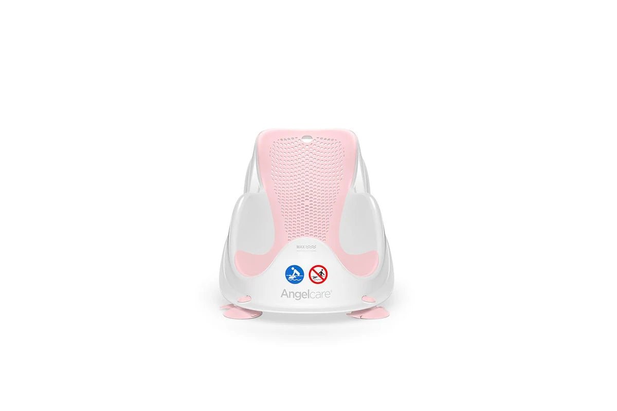 Angelcare Baby Infant Newborn Bath Shower Safety Support Cradle Seat (Pink)