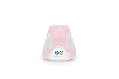Angelcare Baby Infant Newborn Bath Shower Safety Support Cradle Seat (Pink)