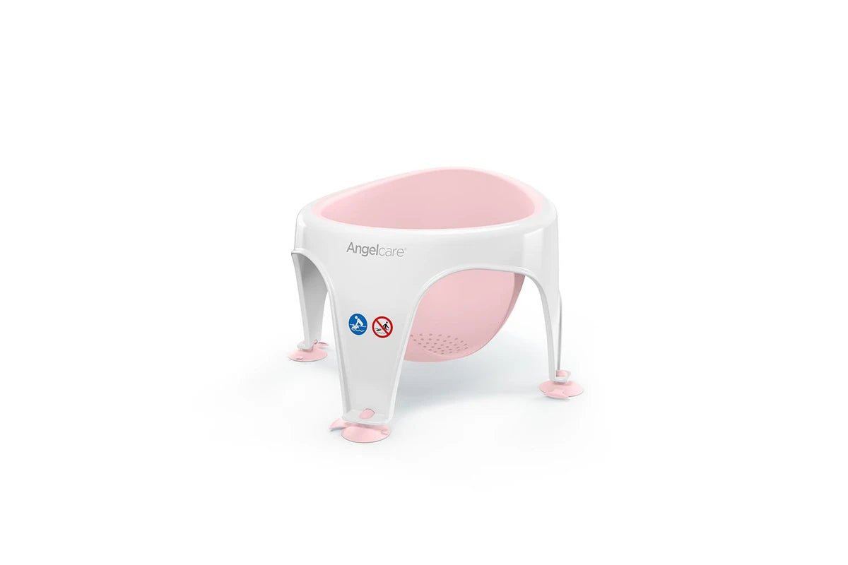 Angelcare Baby Infant Newborn Bathing Safety Support Ring Seat Chair (Pink)