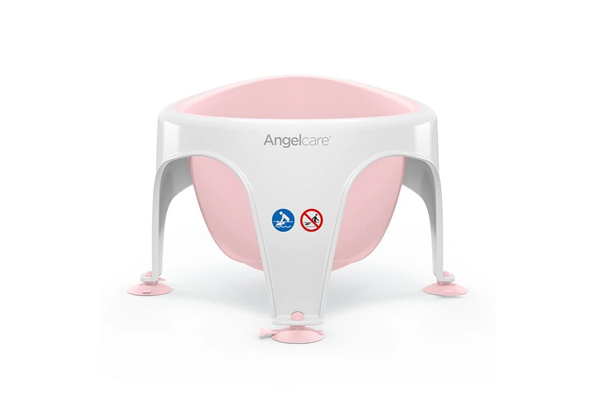 Angelcare Baby Infant Newborn Bathing Safety Support Ring Seat Chair (Pink)
