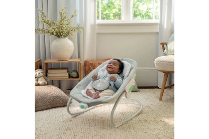 Ingenuity InLighten Baby/Newborn Soothing Swing And Rocker - Remy White/Grey 0m+