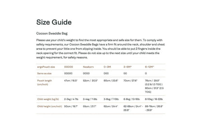 ErgoPouch Cocoon Swaddle Bag TOG 3.5 Baby Infant Soft (Oatmeal Marle)