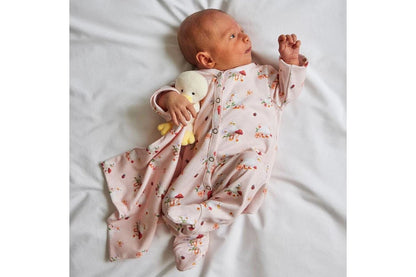 Jiggle & Giggle Baby Waddling Around Romper Comforter 100% Cotton (Pink)