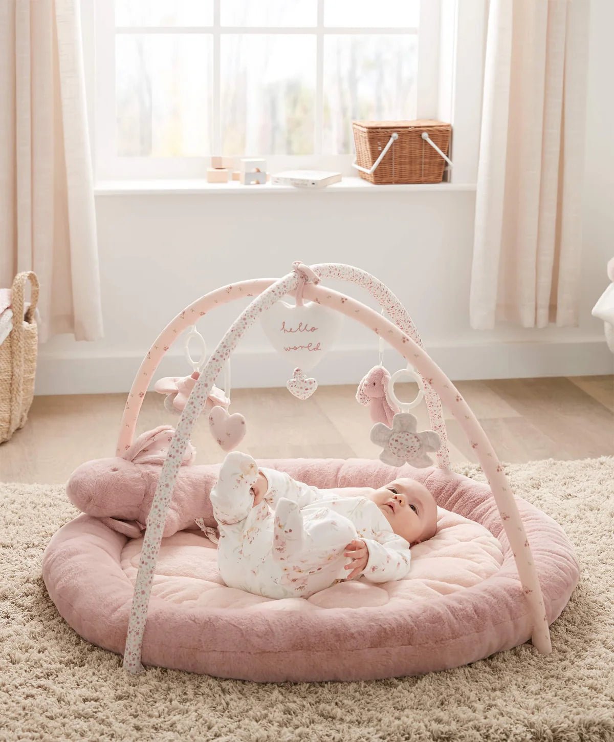 Mamas & Papas Playmat & Gym - Welcome to the World (Pink)